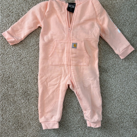 Carhartt Peach Kids One Piece Footie - Picture 1 of 3